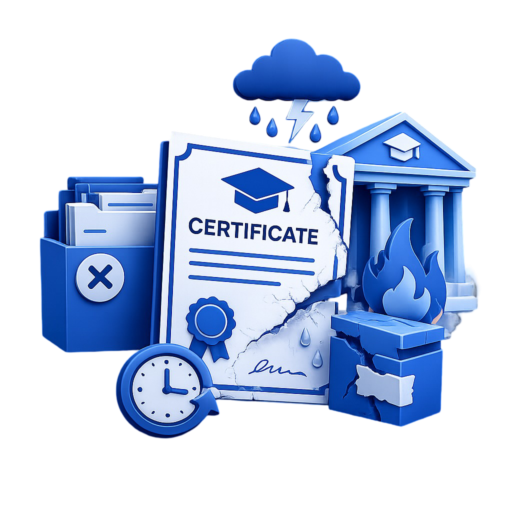 Loss and damage of physical documents